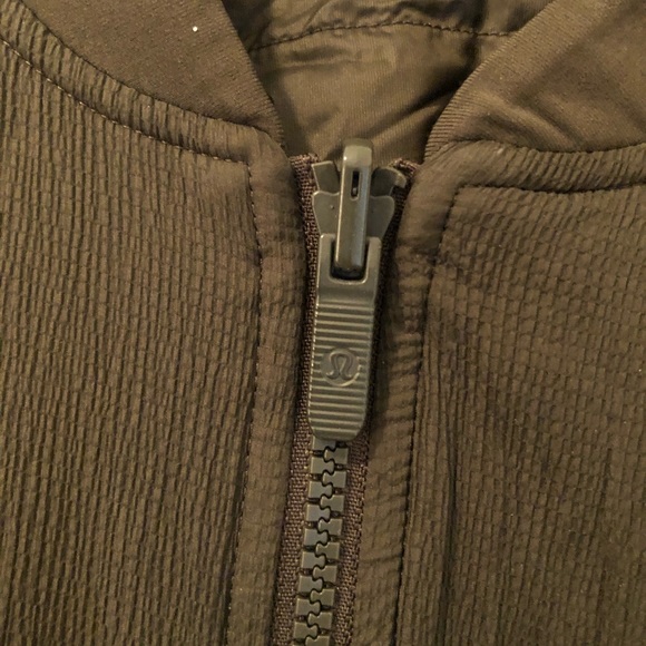 Lululemon Army Green Bomber Jacket - Picture 3 of 7